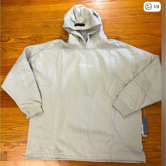 Fear of God Essentials Hoodie Men’s XXL Wheat Logo Casualwear Oversized - Picture 1 of 5